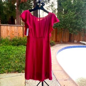 Philosophy di Alberta Ferretti Pink Silk Mini Dress, IT Sz 40